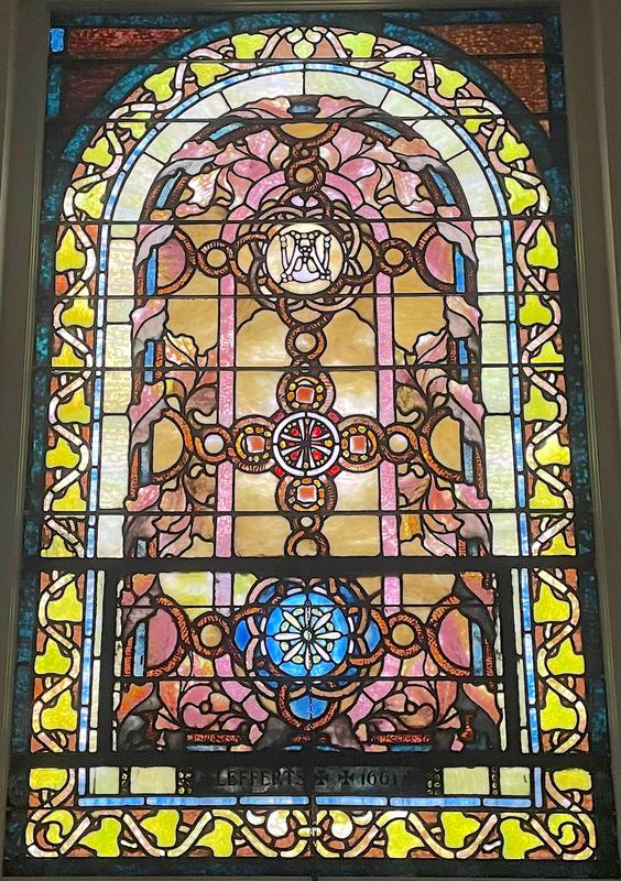 Lefferts Memorial Window:  ornamental