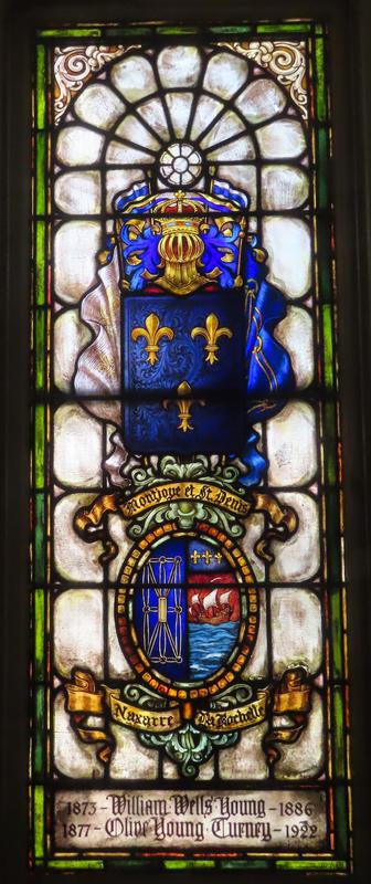 Young and Turney Memorial Window:  ornamental