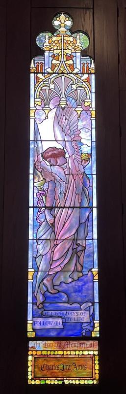 Brooks and Ames Memorial Window:  Shadow of Darkness