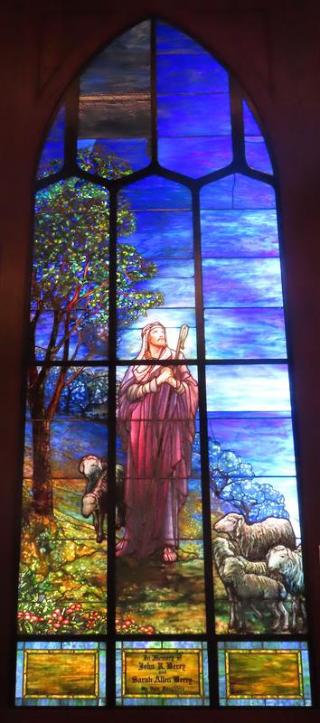 Berry Memorial Window:  Christ as the Good Shepherd