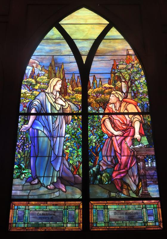 Goddard Memorial Window:  Christ and Call to Matthew