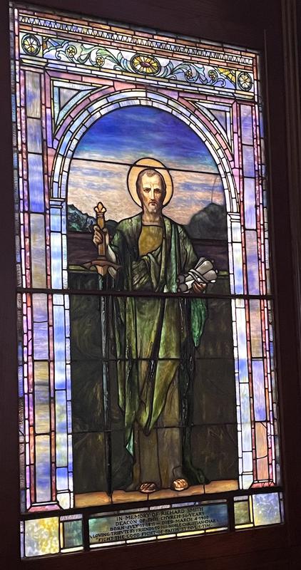 Smith Memorial Window:  St. Paul