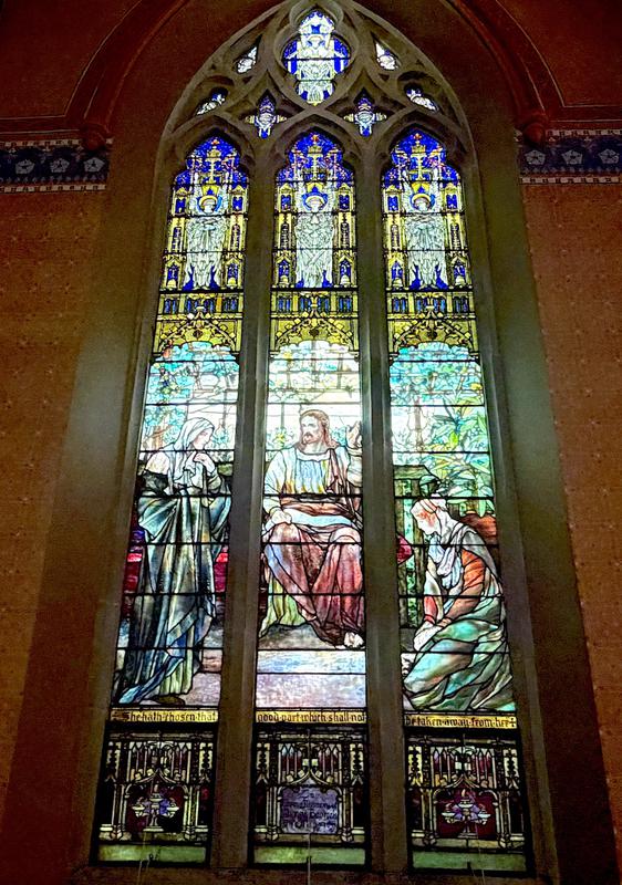 Boocock Memorial Window:  Christ in the House of Mary and Martha
