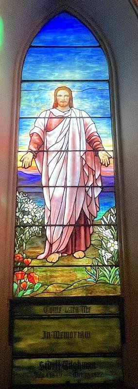 Tilghman Memorial Window:  Come Unto Me