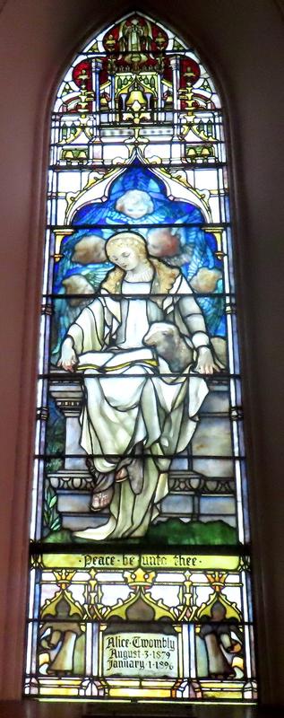 Twombly Memorial Window:  St. Agnes