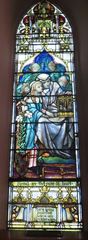 Vanderbilt Memorial Window:  Education of the Virgin