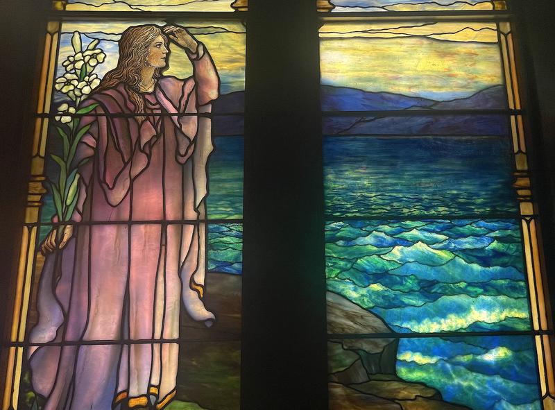 Levey Memorial Window:  Looking to the Sea