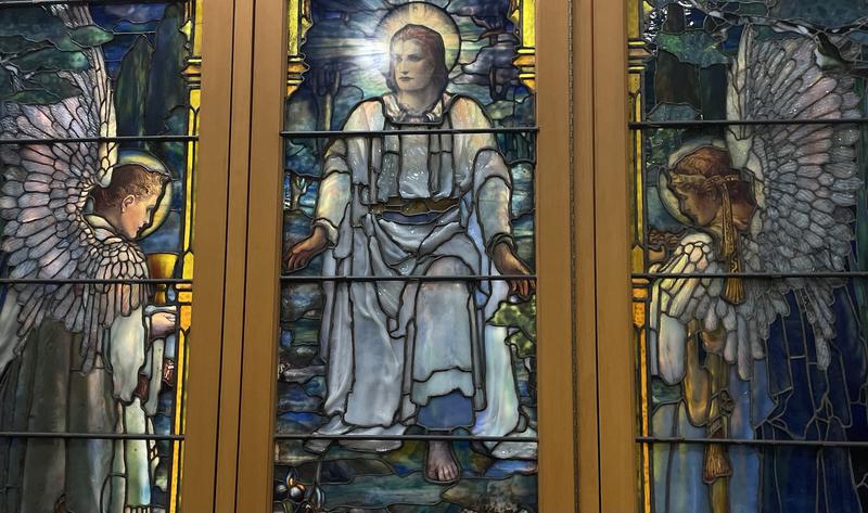 Hodge Memorial Window:  Christ in Gethsemane