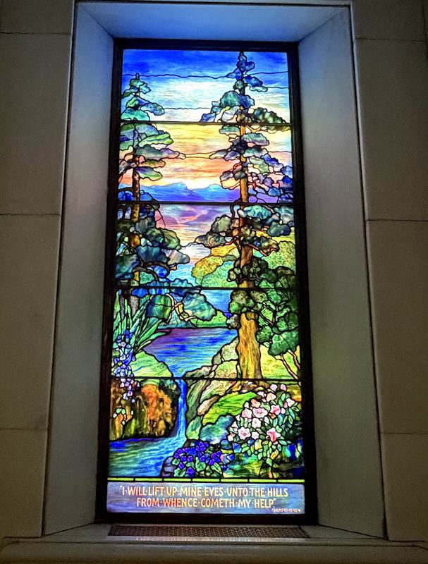 Lucas Memorial Window:  landscape