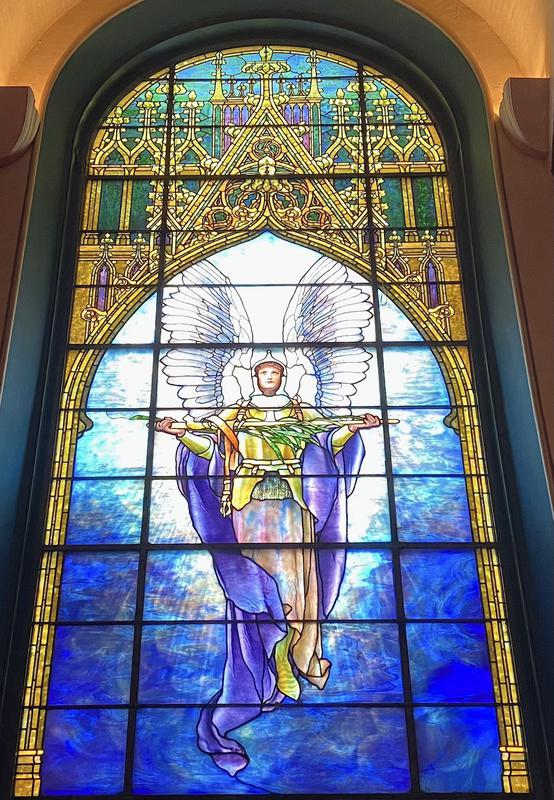 Farwell Memorial Window:  Angel of Victory