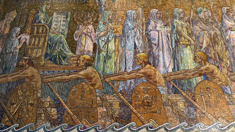 Wade Memorial Mosaic:  River of Death