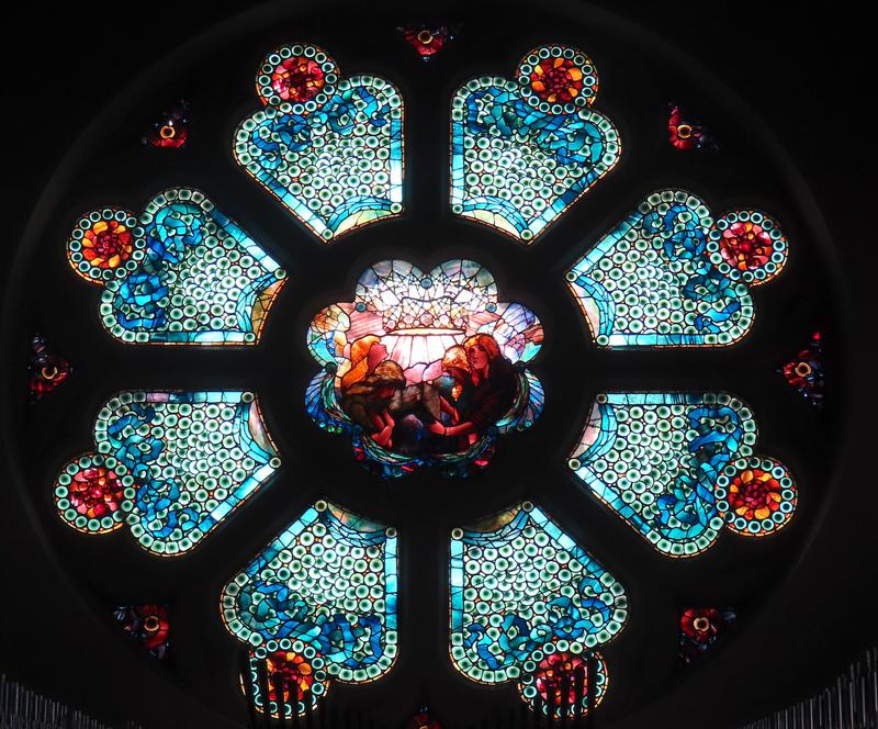 ornamental rose window