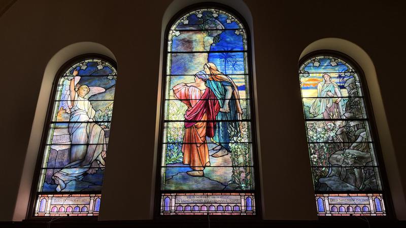 Stone Memorial Window:  Resurrection