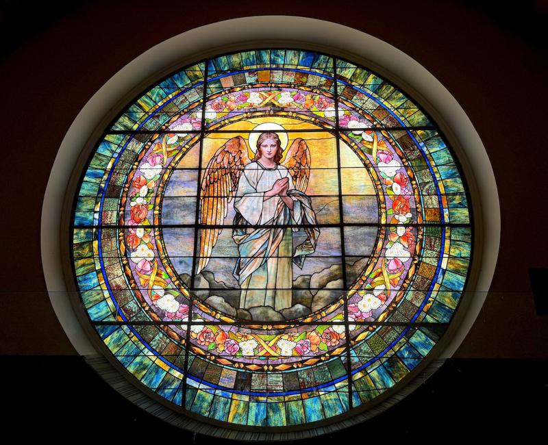 Barber Memorial Window:  Angel of Prayer