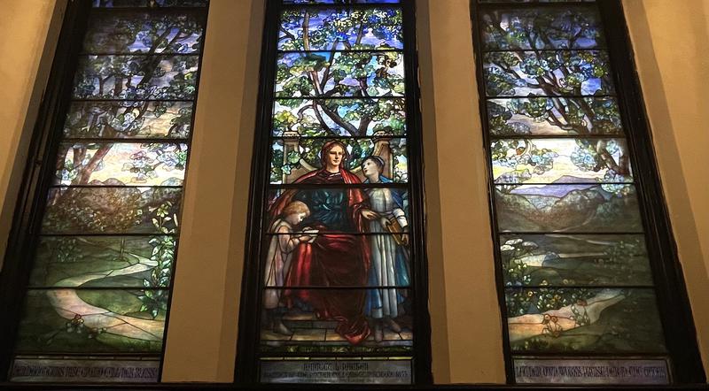 Packer Memorial Window:  Education
