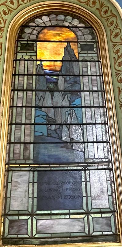 Edson Memorial Window:  landscape