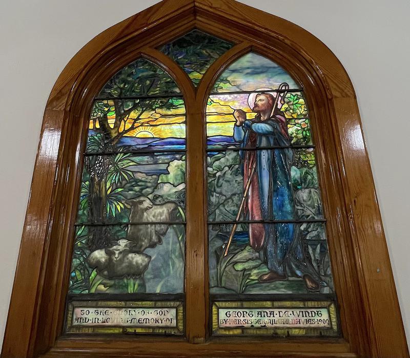 De Windt Memorial Window:  Good Shepherd