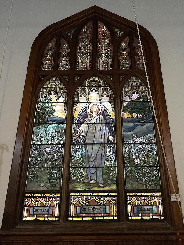 Rider Memorial Window:  Resurrection Angel