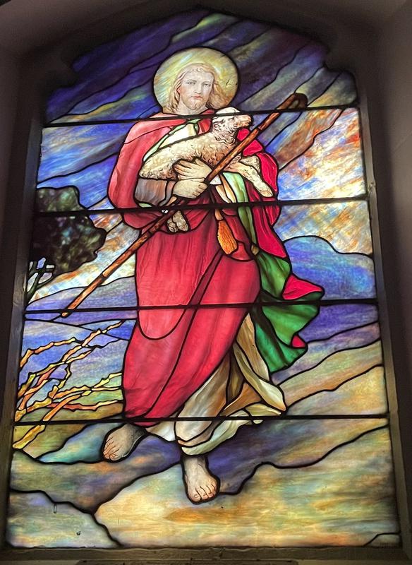 Barstow Memorial Window:  Good Shepherd