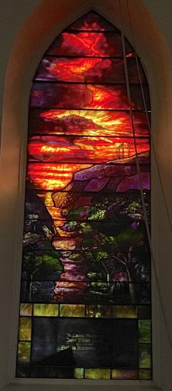 Wood Memorial Window:  Return from Calvary