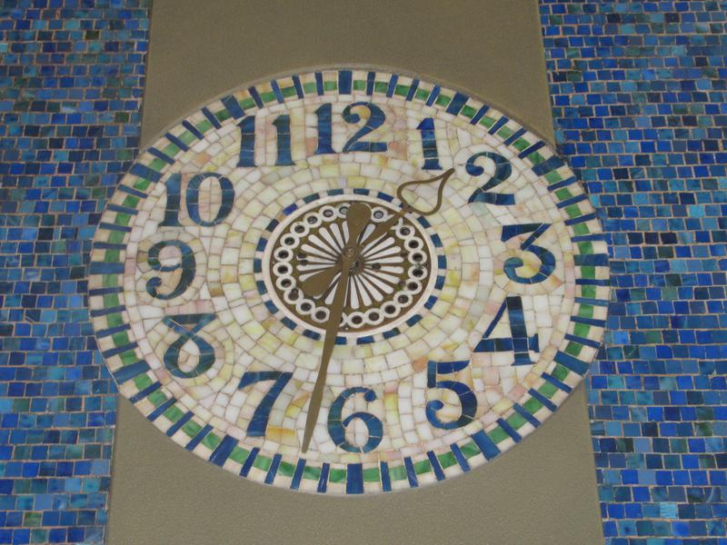 mosaic clock