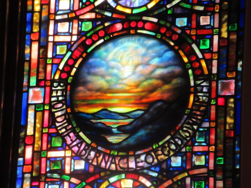 Wakeman Memorial Window:  medallion
