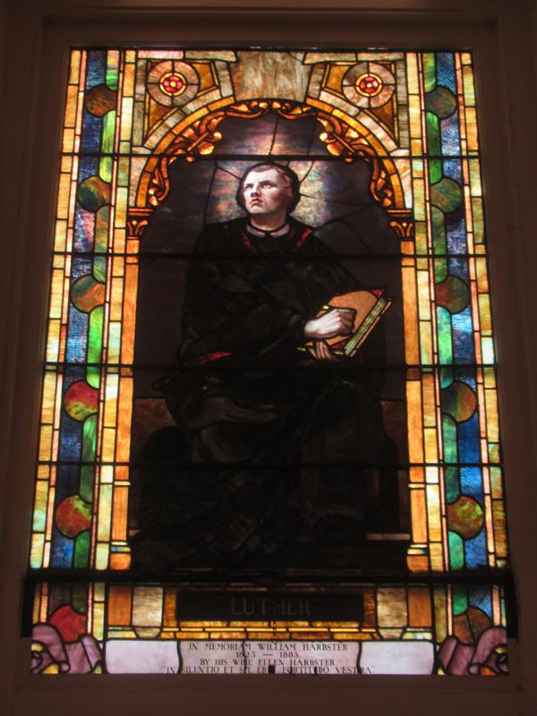 Harbster Memorial Window:  Martin Luther
