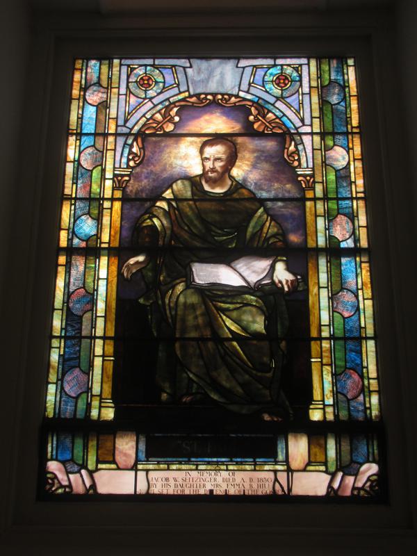 Seitzinger Memorial Window:  St. Paul