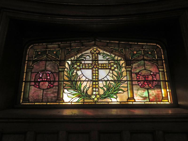 Lake Memorial Window:  Christ and St. Luke