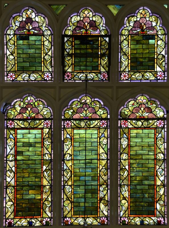 ten ornamental windows