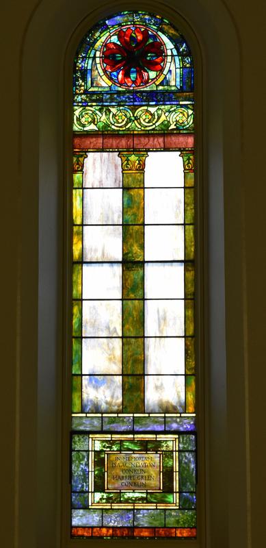 Conklin Memorial Window:  ornamental