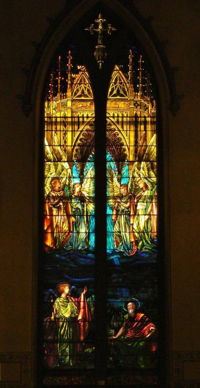 Blair Memorial Window:  Vision of St. John