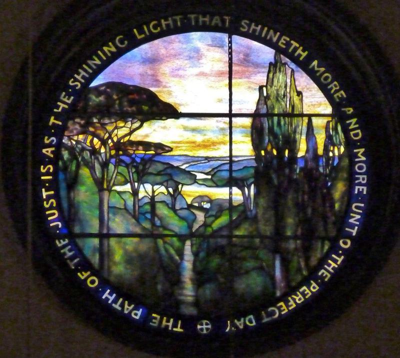 Bartlett Memorial Window:  landscape