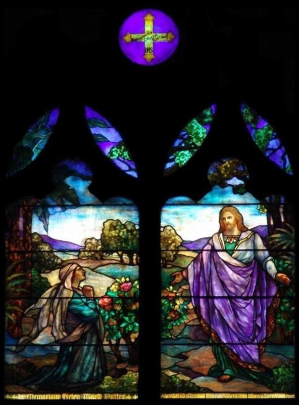 Potter Memorial Window:  Figure of Christ