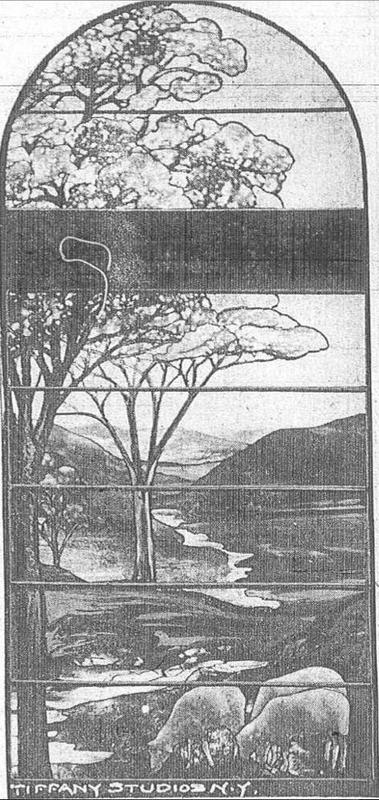 Crossman-Riley Memorial Window:  landscape