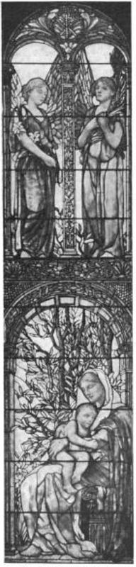 Grossmann and Bell Memorial Window:  Madonna and Child