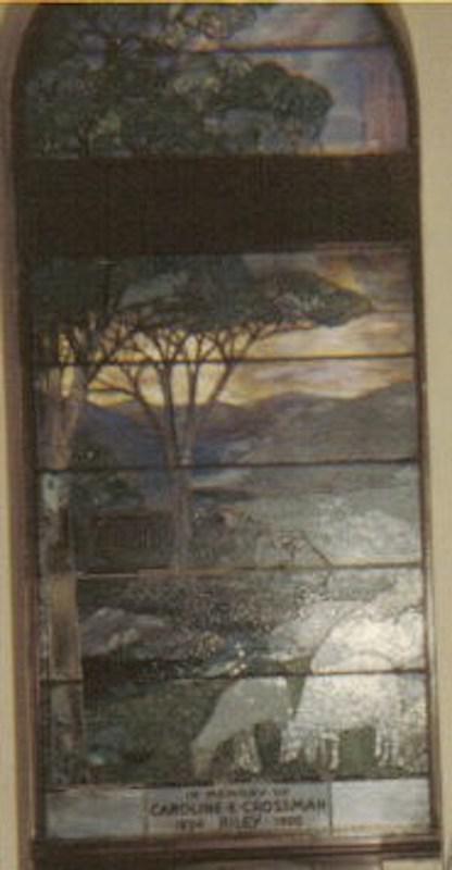 Crossman-Riley Memorial Window:  landscape