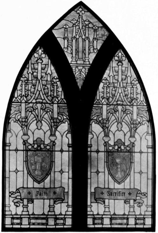 Frink Memorial Window:  Faith and Sacrifice