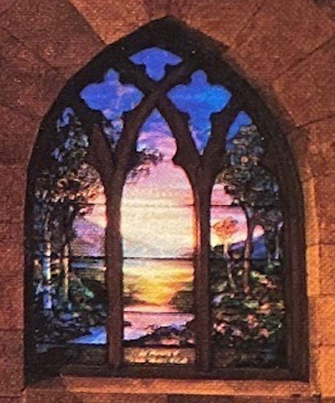 Elliott Memorial Window:  landscape