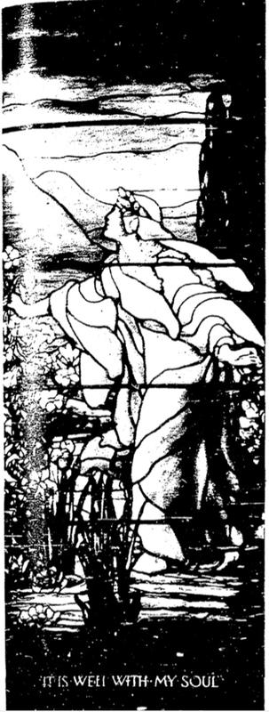 Long Memorial Window:  Resurrection Angel