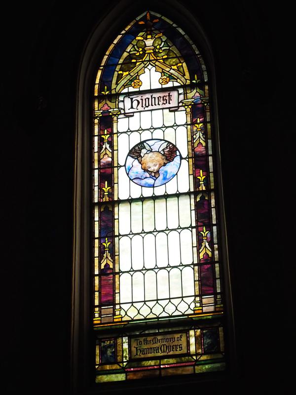 Myers Memorial Window:  Celestial Choir of Angels
