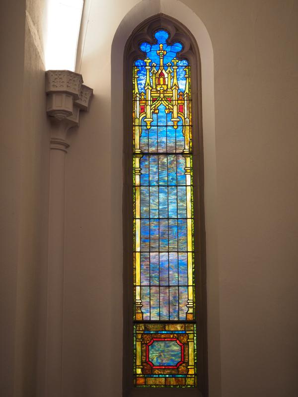 Baker Memorial Window:  four ornamental windows