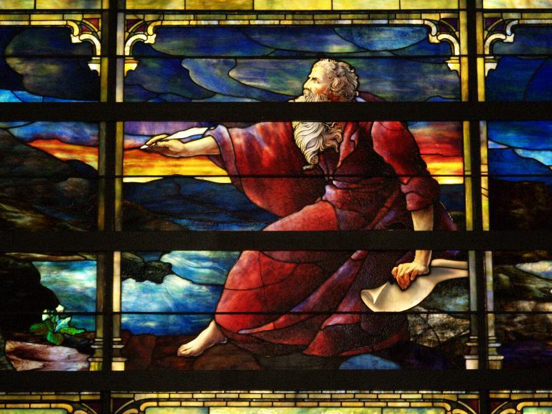 Babcock Memorial Window:  Holy City