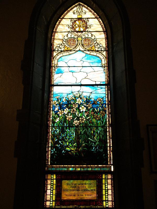 Hornblower Memorial Window:  Ascension Lilies