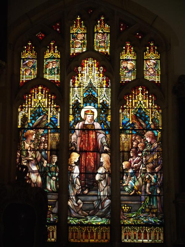 Montagu Memorial Window:  Christ Blessing Children