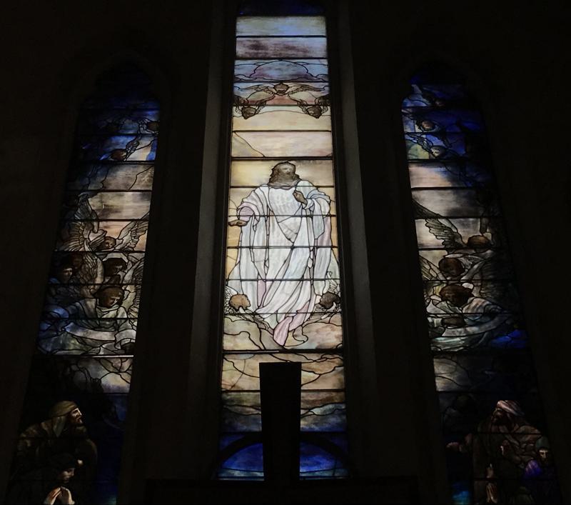 Sayles Memorial Window:  The Ascension