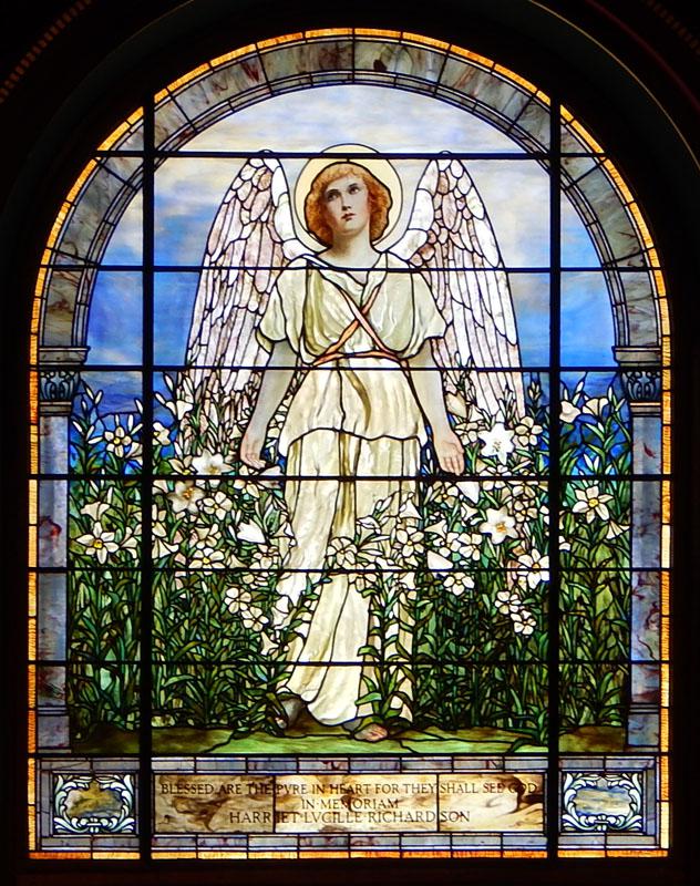 Richardson Memorial Window:  Resurrection Angel