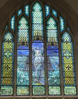 California, Pasadena, All Saints Church: Evans Memorial Window:  Angel of Faith