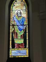 McDowell Memorial Window:  Christ and Four Evangelists