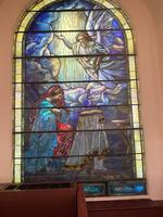 South Carolina, Charleston, St. Michael's Church: Simonds Memorial Window:  Annunciation to Virgin